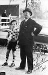113. Ettore Bugatti and Roland, Seine, 12 August 1933